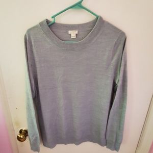 JCrew factory medium gray long sleeve
